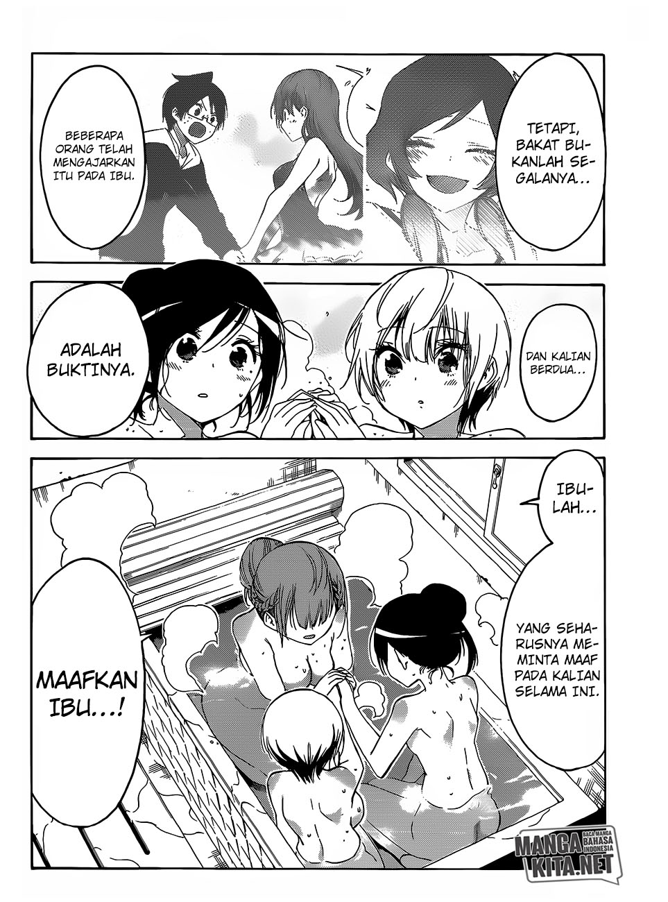 Bokutachi wa Benkyou ga Dekinai Chapter 129 Bahasa Indonesia