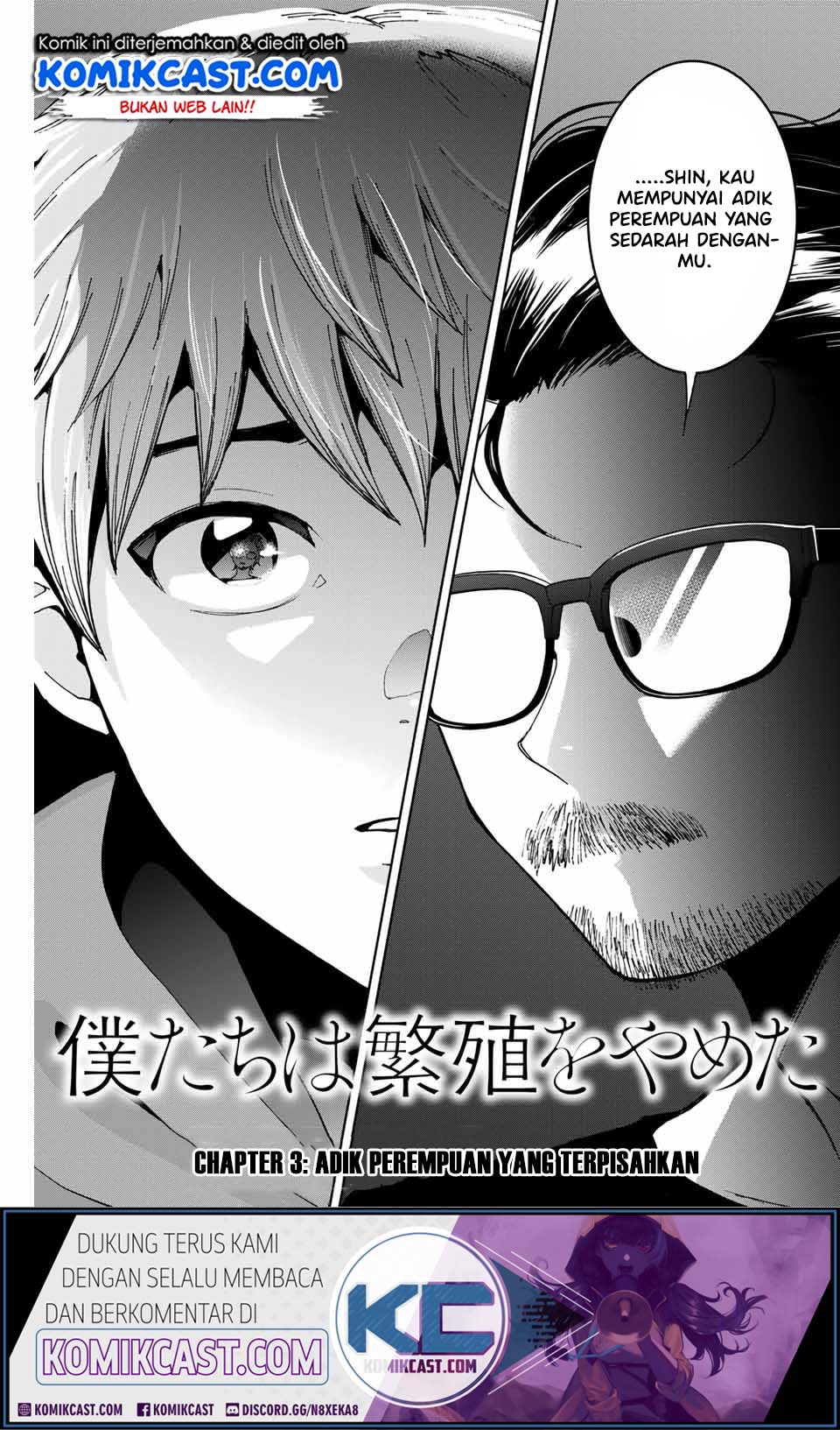 Bokutachi wa Hanshoku wo Yameta Chapter 03 Bahasa Indonesia