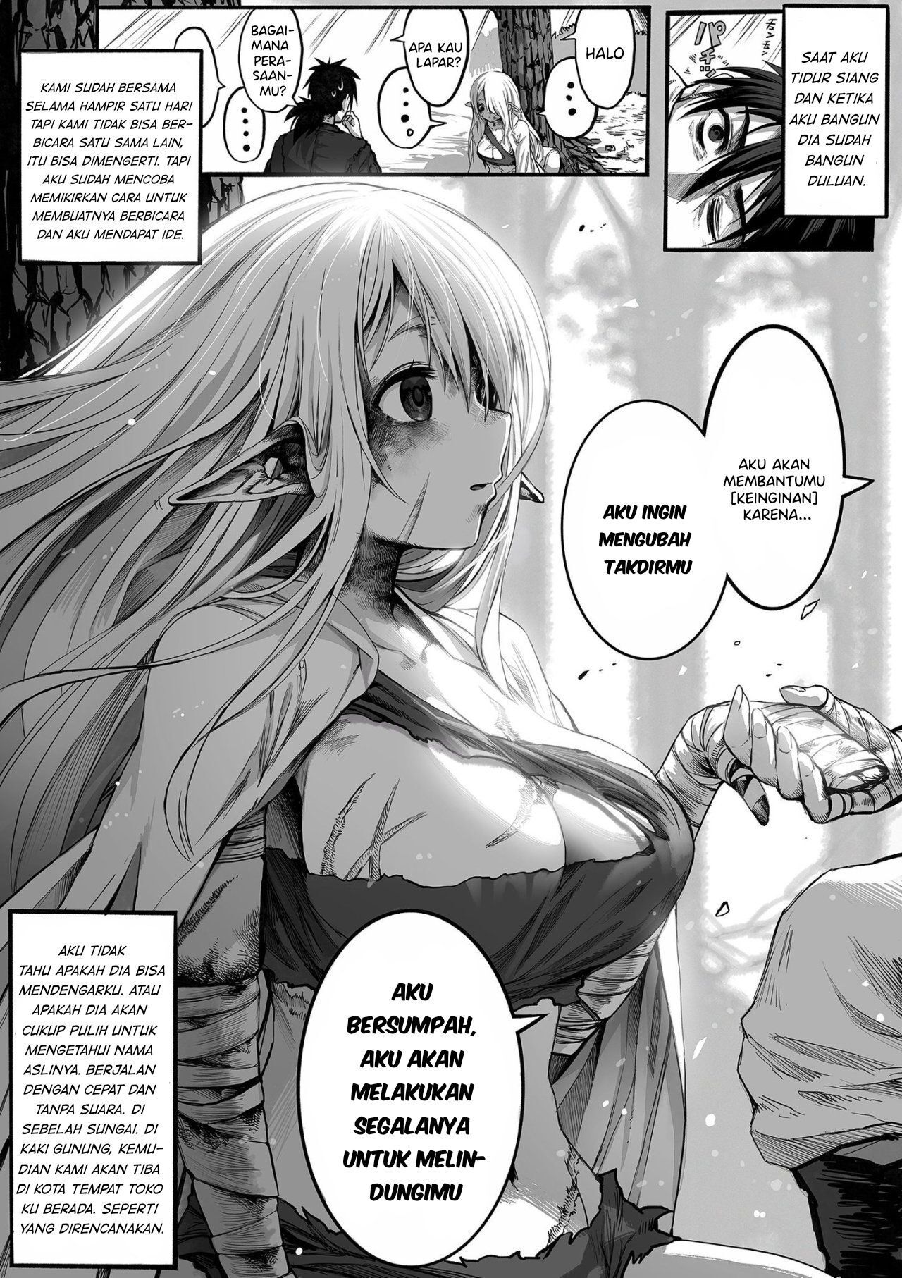 Boroboro no Elf-san o Shiawaseni suru Kusuri Uri-san chapter 8