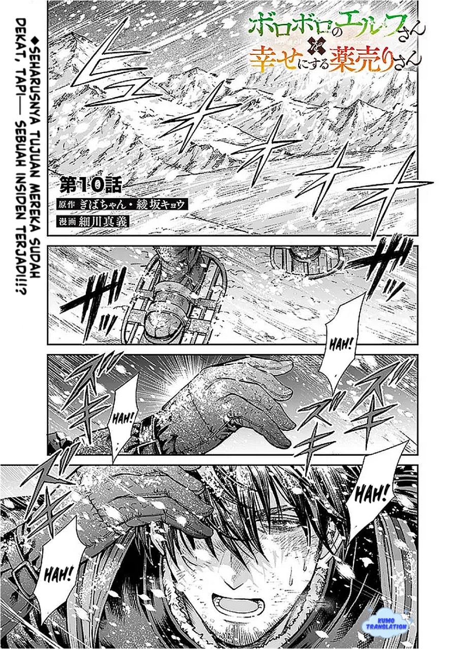 Boroboro no Elf-san wo Shiawase ni Suru Kusuriuri-san chapter 10