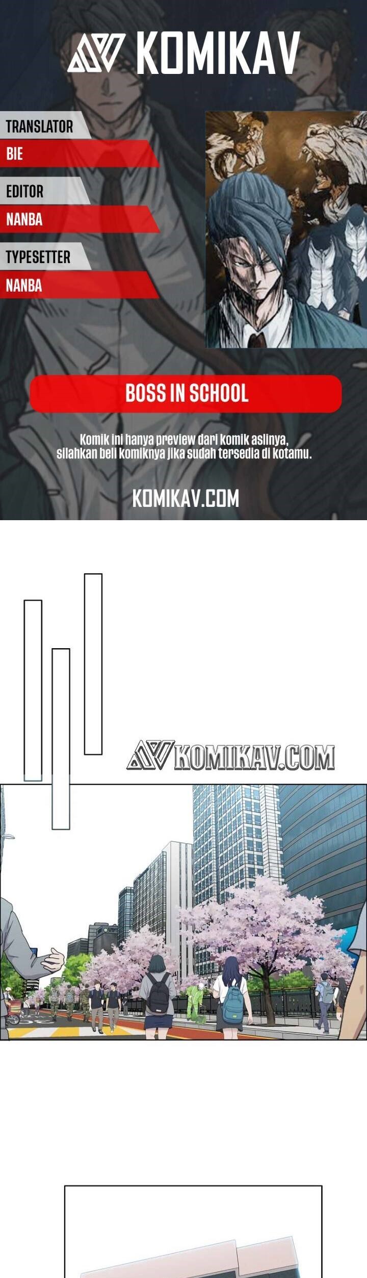 Boss in School Chapter 158 Bahasa Indonesia
