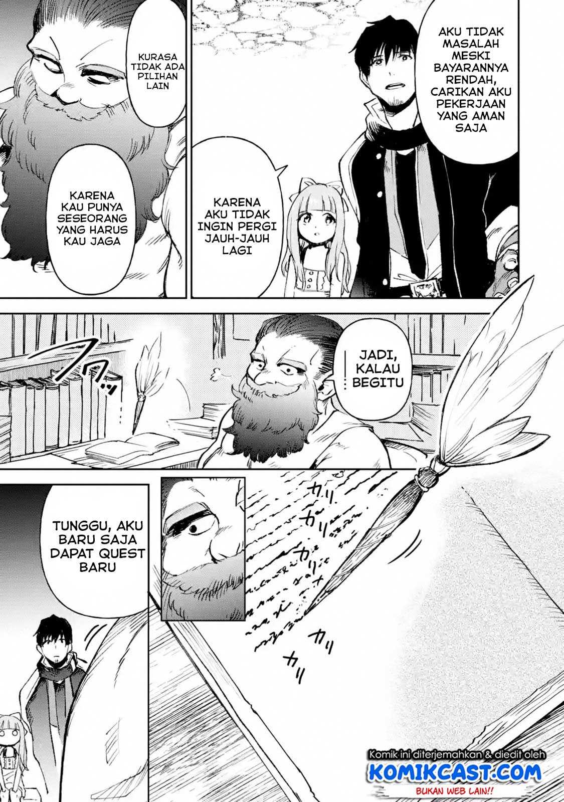 Boukensha License o Hakudatsu Sareta Ossan Dakedo, Manamusume ga Dekita no de Nonbiri Jinsei Chapter 13.3 Bahasa Indonesia