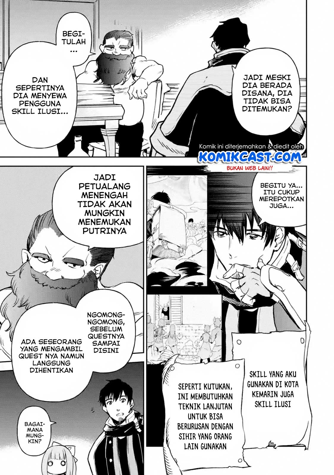 Boukensha License o Hakudatsu Sareta Ossan Dakedo, Manamusume ga Dekita no de Nonbiri Jinsei Chapter 13.3 Bahasa Indonesia