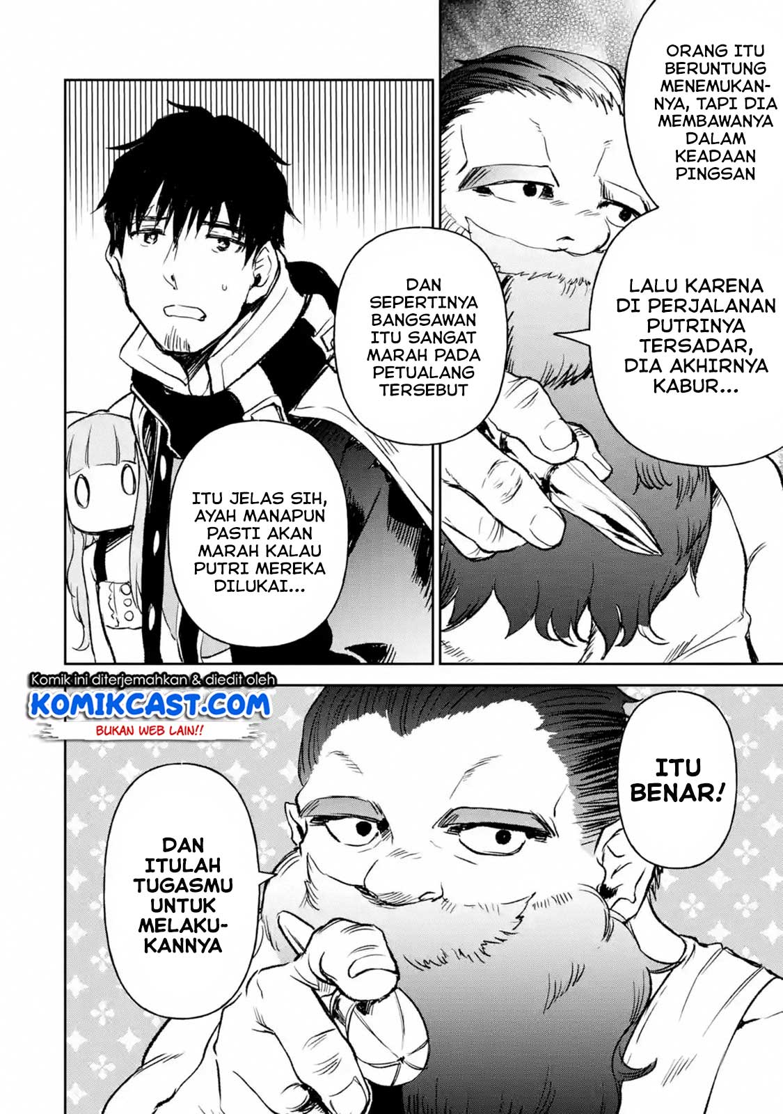 Boukensha License o Hakudatsu Sareta Ossan Dakedo, Manamusume ga Dekita no de Nonbiri Jinsei Chapter 13.3 Bahasa Indonesia