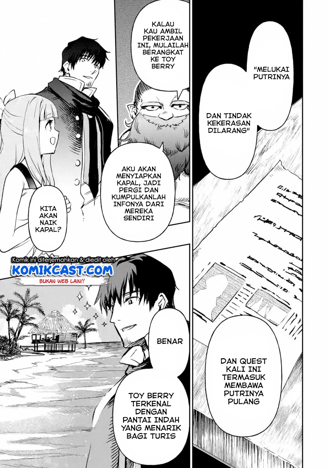 Boukensha License o Hakudatsu Sareta Ossan Dakedo, Manamusume ga Dekita no de Nonbiri Jinsei Chapter 13.3 Bahasa Indonesia