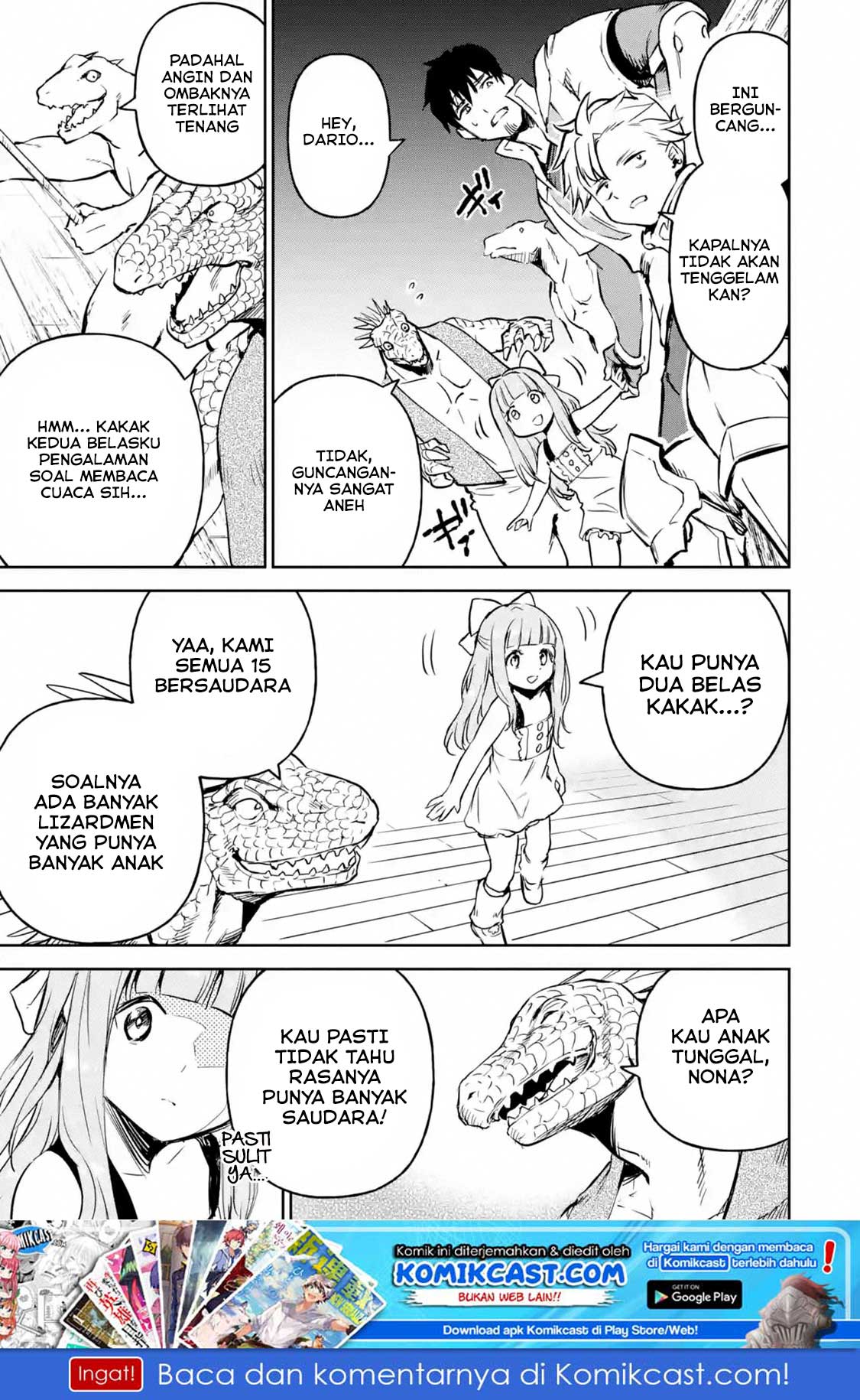 Boukensha License o Hakudatsu Sareta Ossan Dakedo, Manamusume ga Dekita no de Nonbiri Jinsei Chapter 14.3 Bahasa Indonesia