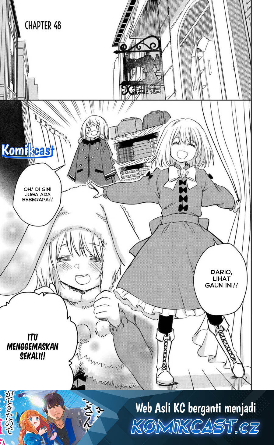 Boukensha License o Hakudatsu Sareta Ossan Dakedo, Manamusume ga Dekita no de Nonbiri Jinsei Chapter 48 Bahasa Indonesia