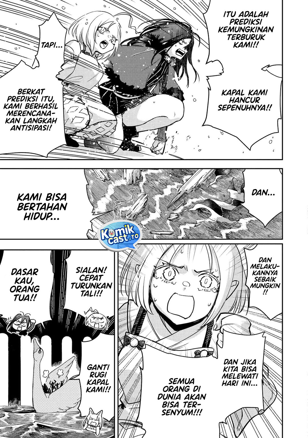 Boukensha License o Hakudatsu Sareta Ossan Dakedo, Manamusume ga Dekita no de Nonbiri Jinsei Chapter 55 Bahasa Indonesia