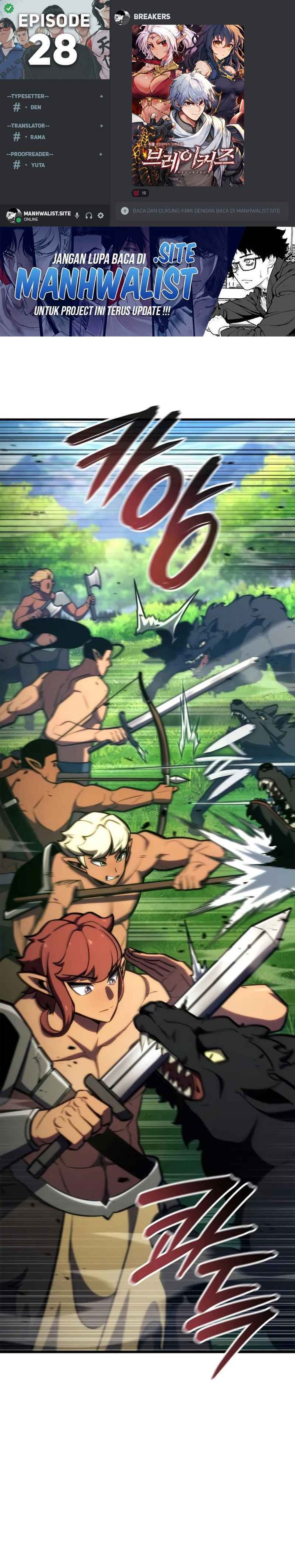 Breakers Chapter 28 Bahasa Indonesia