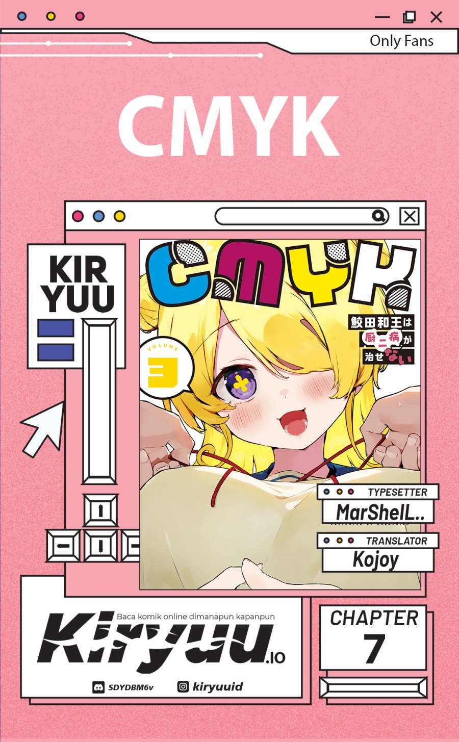 CMYK – Sameda Kazuou wa Chuunibyou ga Naosenai Chapter 07 Bahasa Indonesia