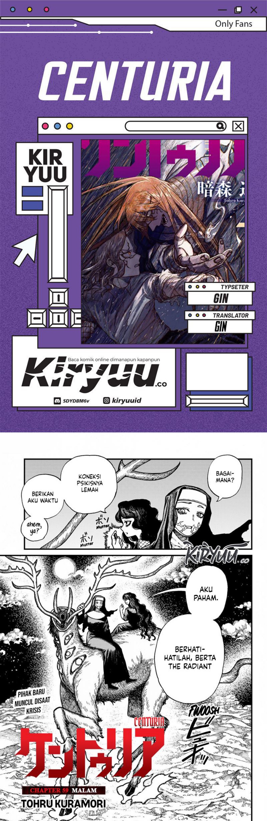 Centuria Chapter 59 Bahasa Indonesia