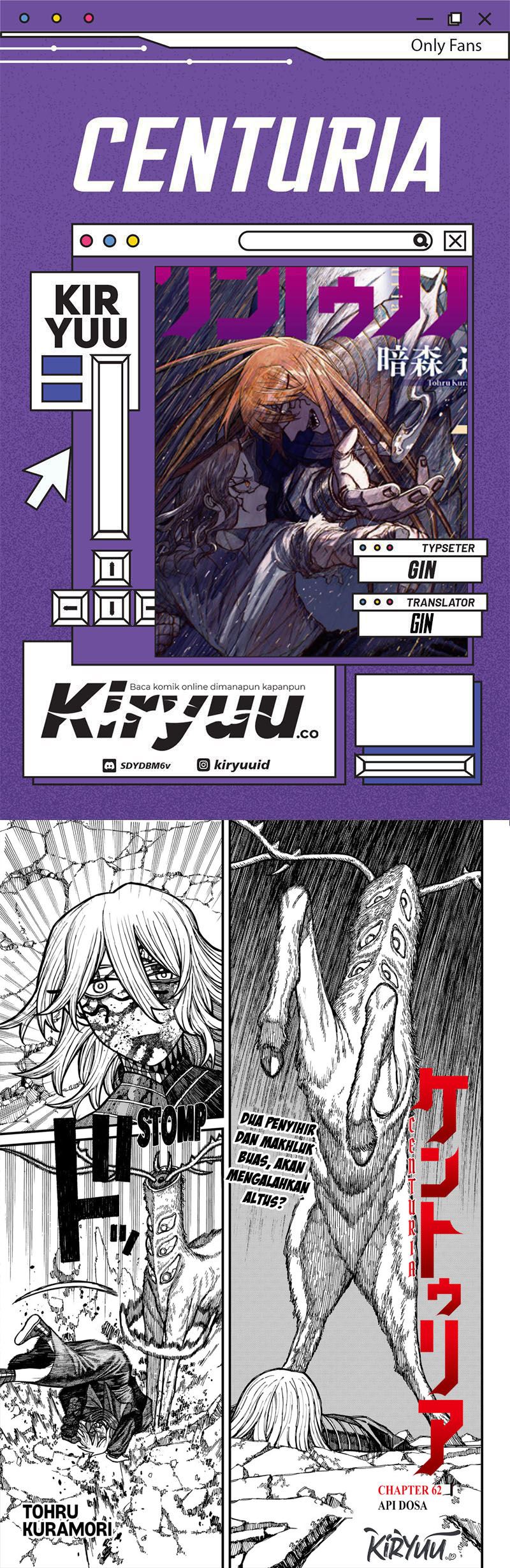 Centuria Chapter 62 Bahasa Indonesia