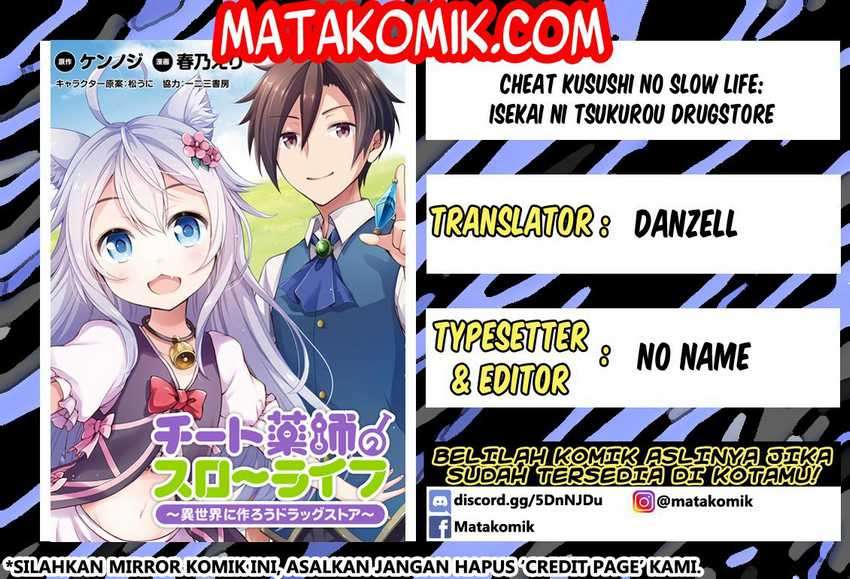 Cheat Kusushi no Slow Life: Isekai ni Tsukurou Drugstore Chapter 06 Bahasa Indonesia
