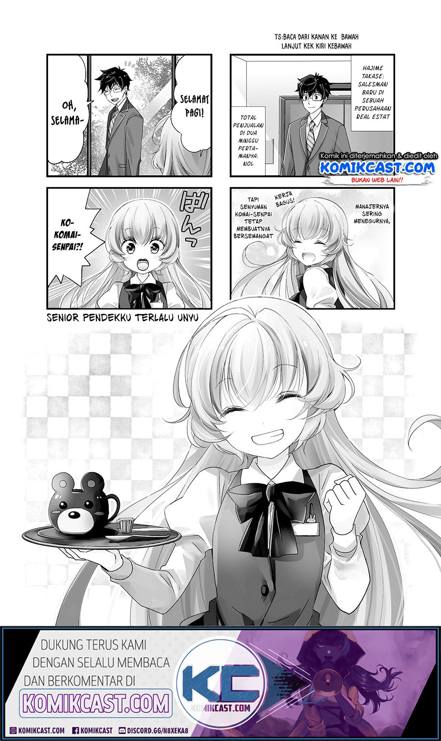 Chicchai Senpai ga Kawaisugiru Chapter 04 Bahasa Indonesia