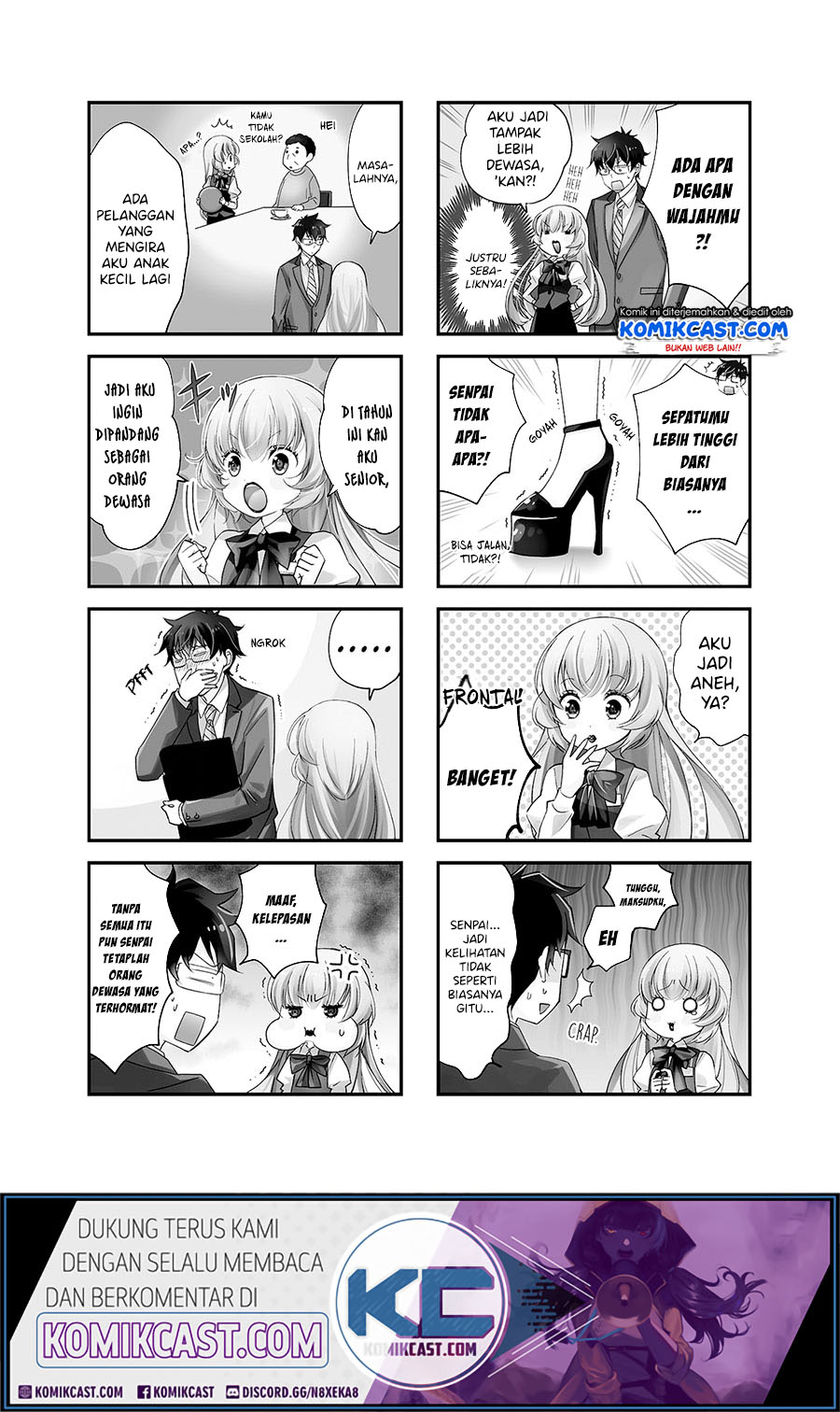 Chicchai Senpai ga Kawaisugiru Chapter 04 Bahasa Indonesia