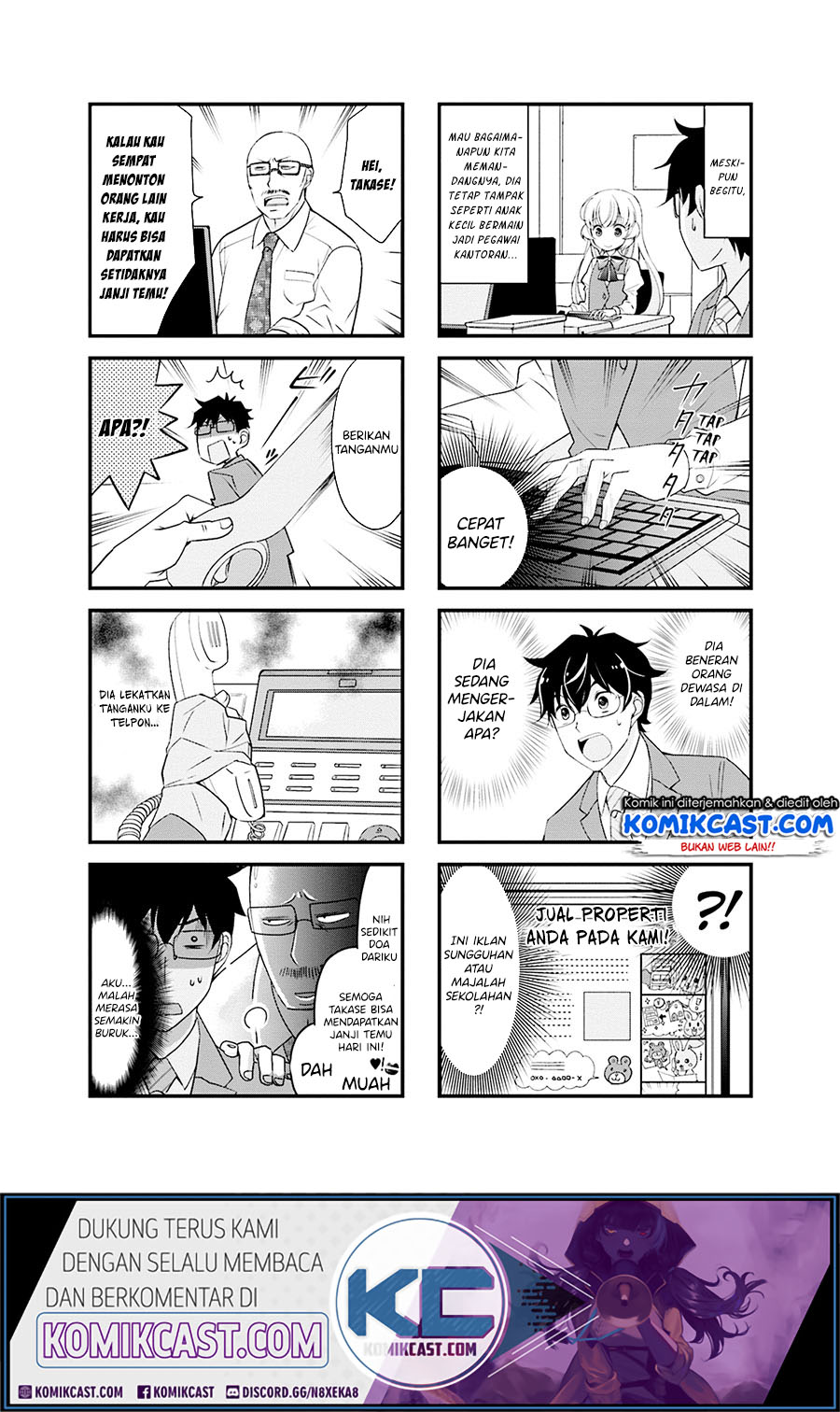 Chicchai Senpai ga Kawaisugiru Chapter 04 Bahasa Indonesia