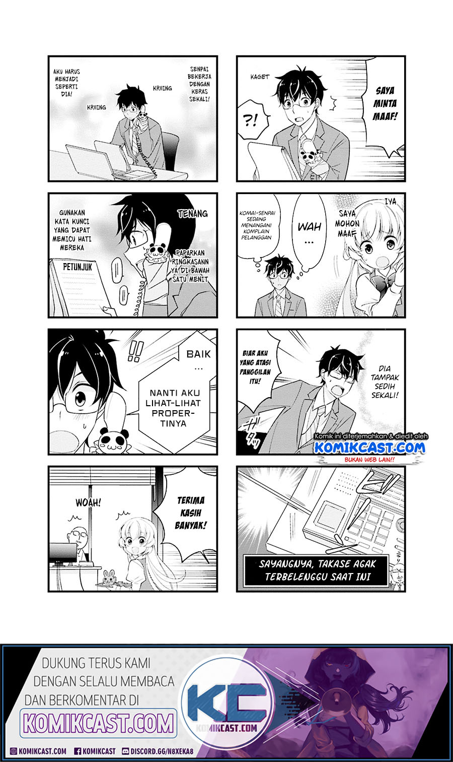 Chicchai Senpai ga Kawaisugiru Chapter 04 Bahasa Indonesia