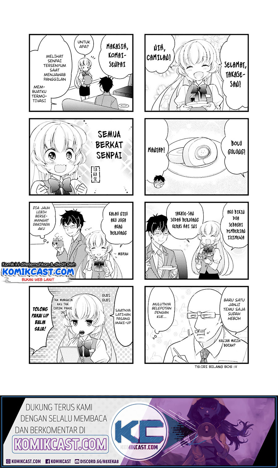 Chicchai Senpai ga Kawaisugiru Chapter 04 Bahasa Indonesia