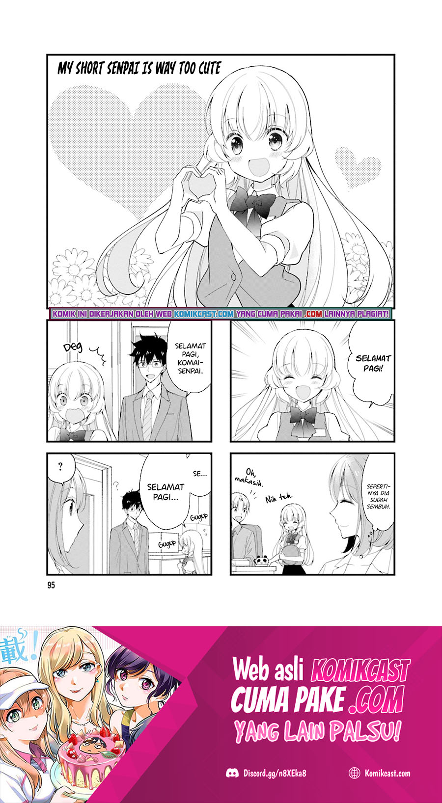 Chicchai Senpai ga Kawaisugiru Chapter 28 Bahasa Indonesia