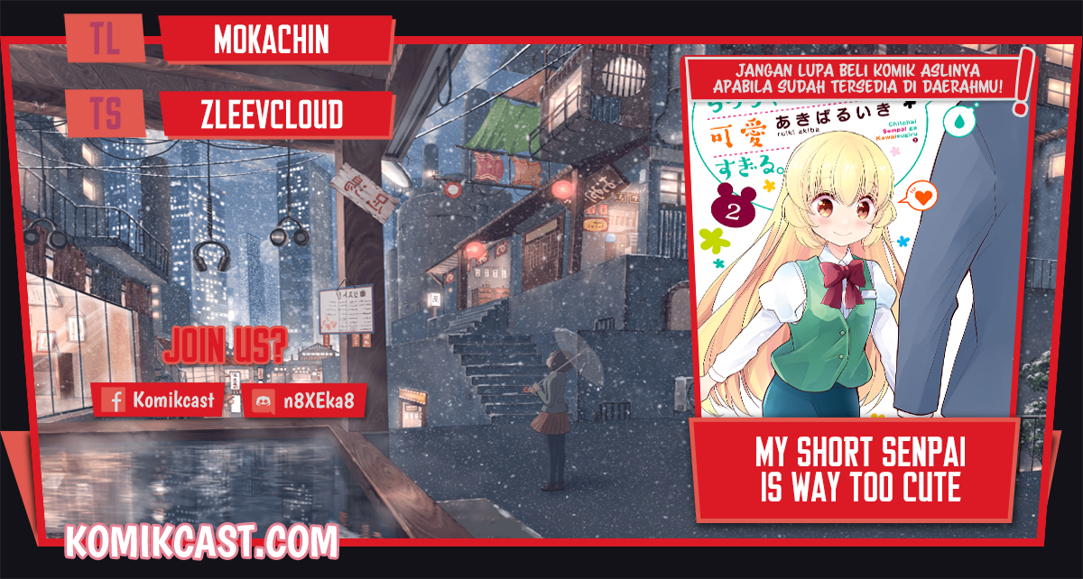 Chicchai Senpai ga Kawaisugiru Chapter 29 Bahasa Indonesia