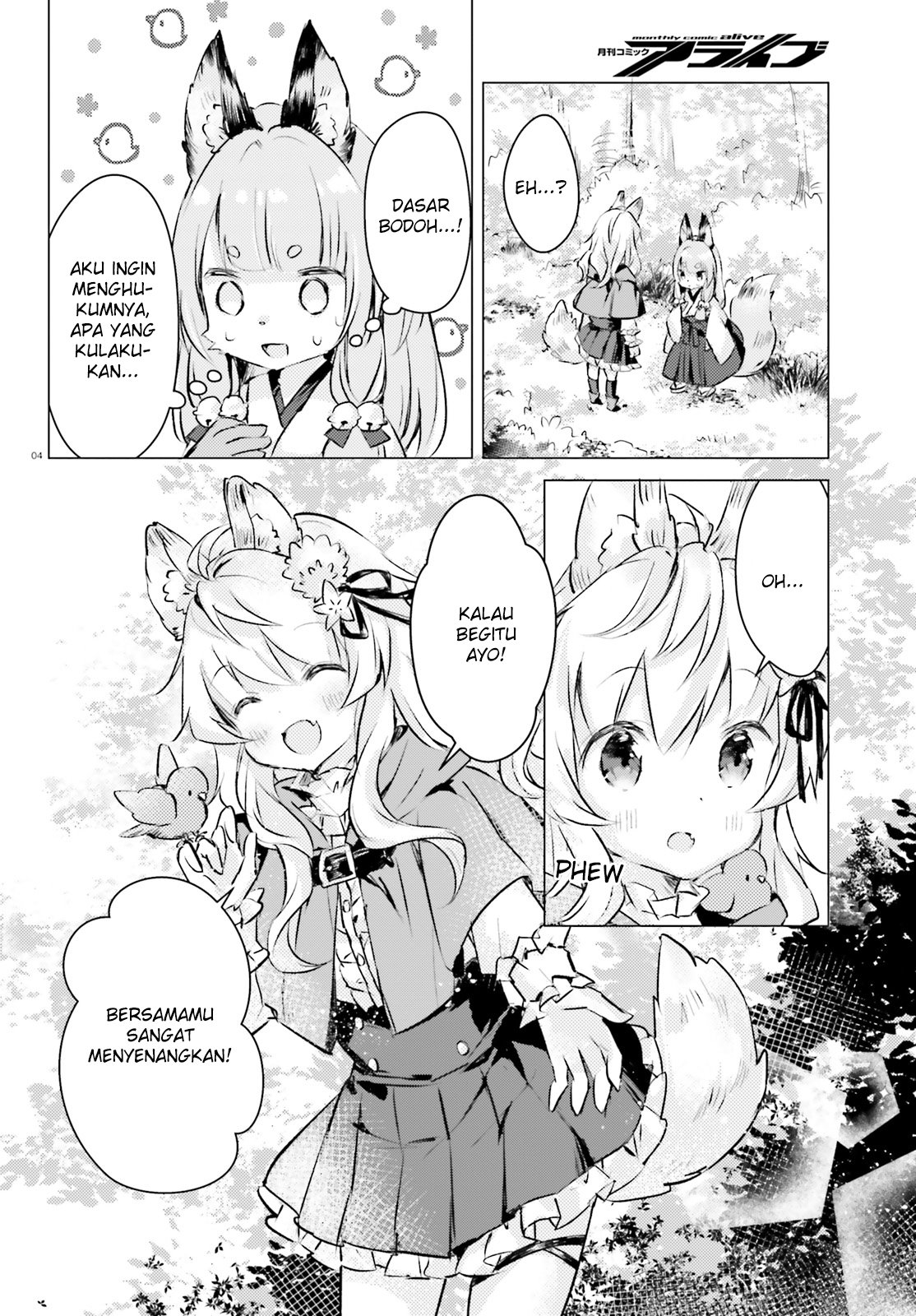 Chiisana Mori no Ookami-chan Chapter 04 Bahasa Indonesia
