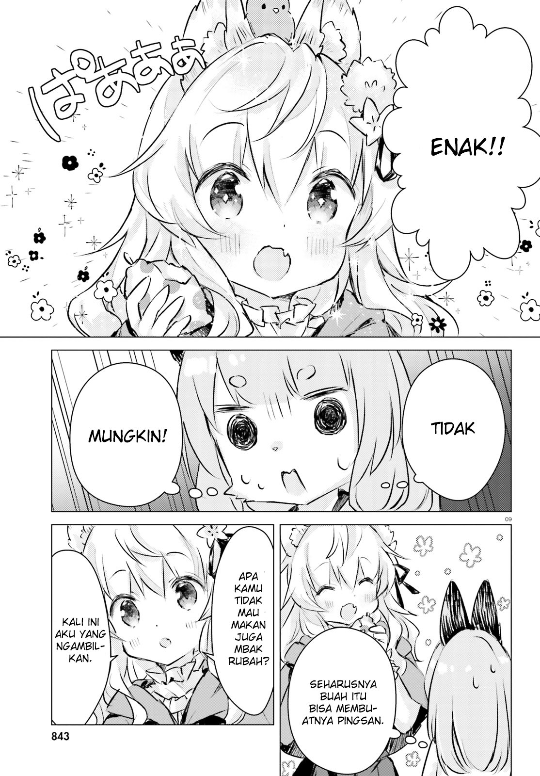 Chiisana Mori no Ookami-chan Chapter 04 Bahasa Indonesia