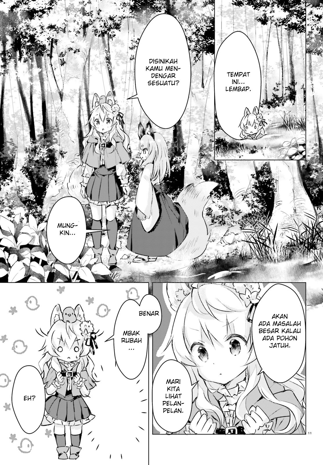 Chiisana Mori no Ookami-chan Chapter 04 Bahasa Indonesia