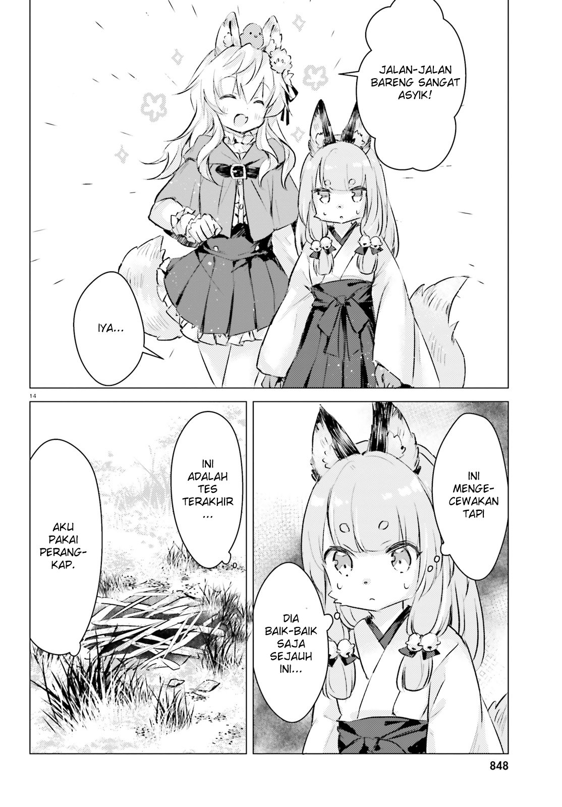 Chiisana Mori no Ookami-chan Chapter 04 Bahasa Indonesia