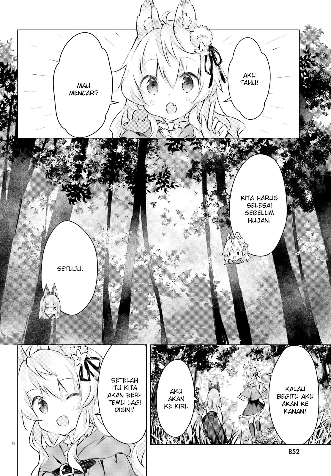 Chiisana Mori no Ookami-chan Chapter 04 Bahasa Indonesia