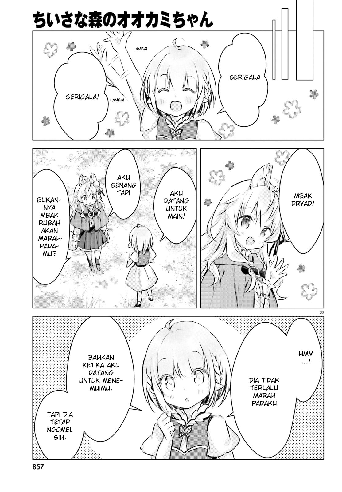 Chiisana Mori no Ookami-chan Chapter 04 Bahasa Indonesia