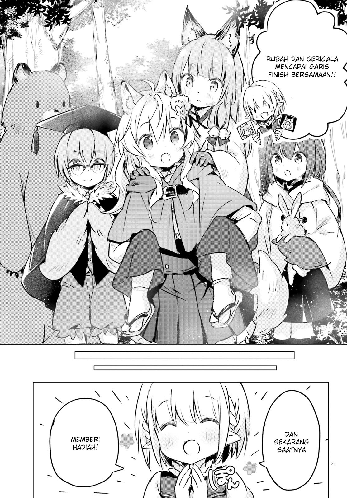 Chiisana Mori no Ookami-chan Chapter 06 Bahasa Indonesia