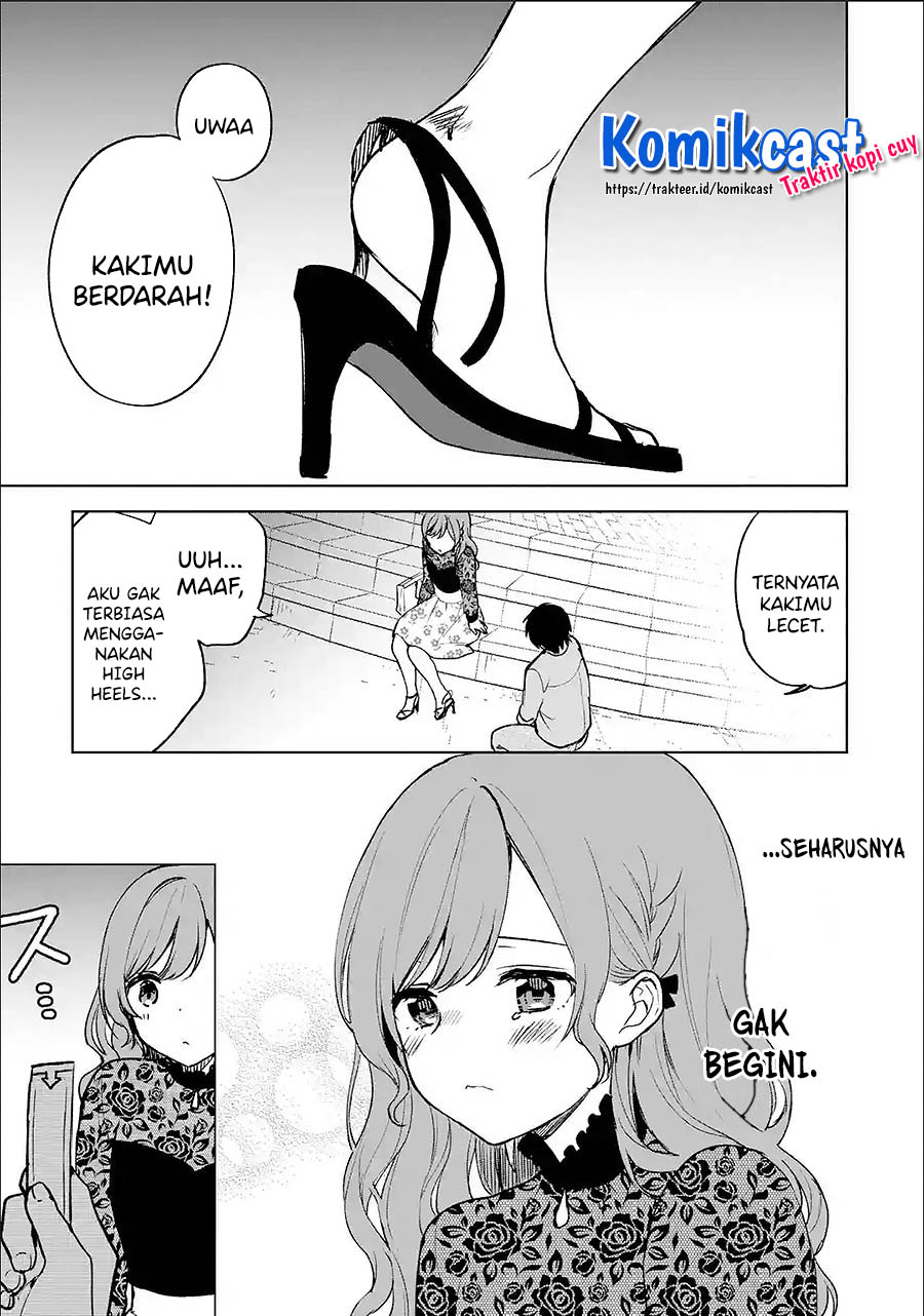 Chikan Saresou ni Natteiru S-kyuu Bishoujo wo Tasuketara Tonari no Seki no Osanajimi datta Chapter 22.1 Bahasa Indonesia