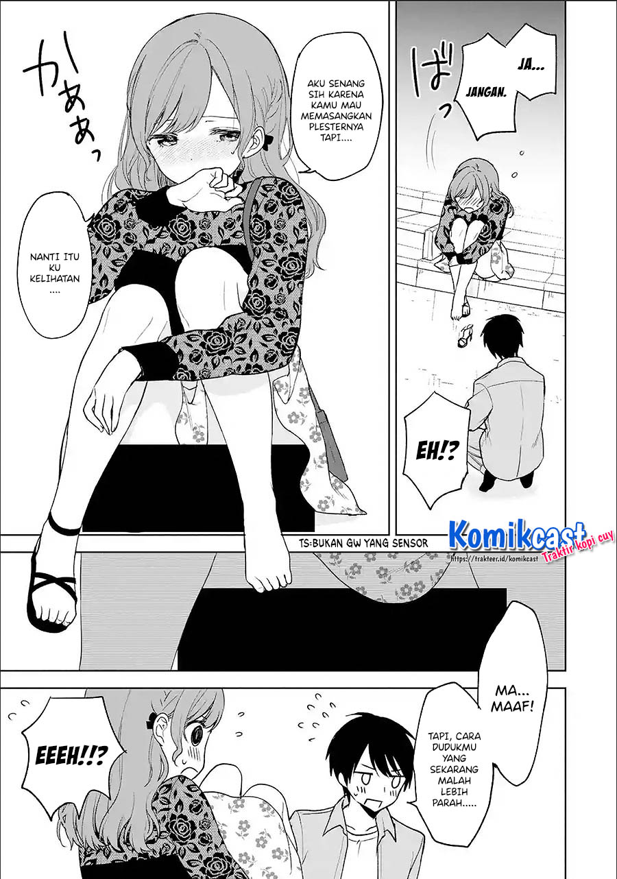 Chikan Saresou ni Natteiru S-kyuu Bishoujo wo Tasuketara Tonari no Seki no Osanajimi datta Chapter 22.1 Bahasa Indonesia