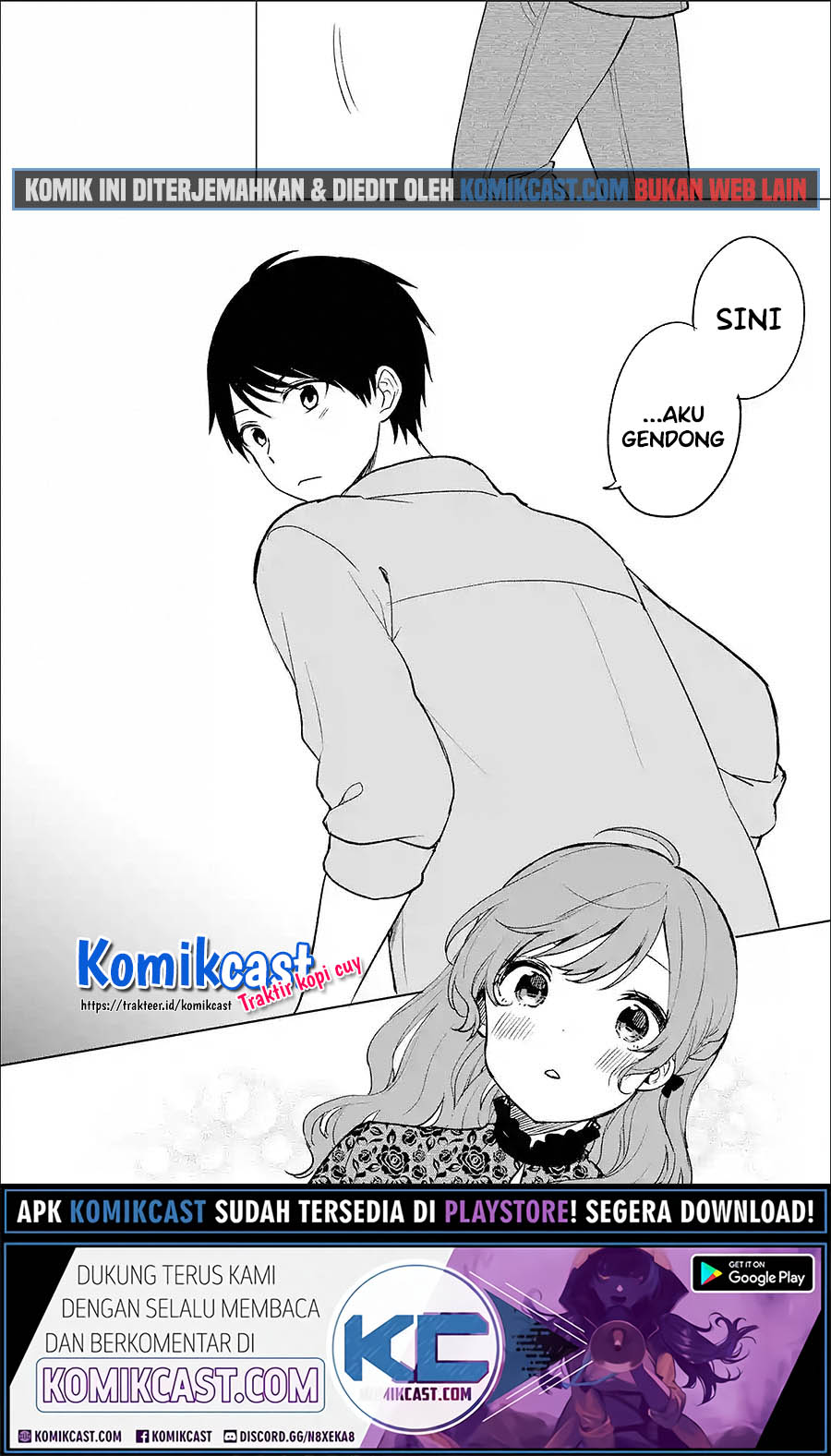 Chikan Saresou ni Natteiru S-kyuu Bishoujo wo Tasuketara Tonari no Seki no Osanajimi datta Chapter 22.1 Bahasa Indonesia