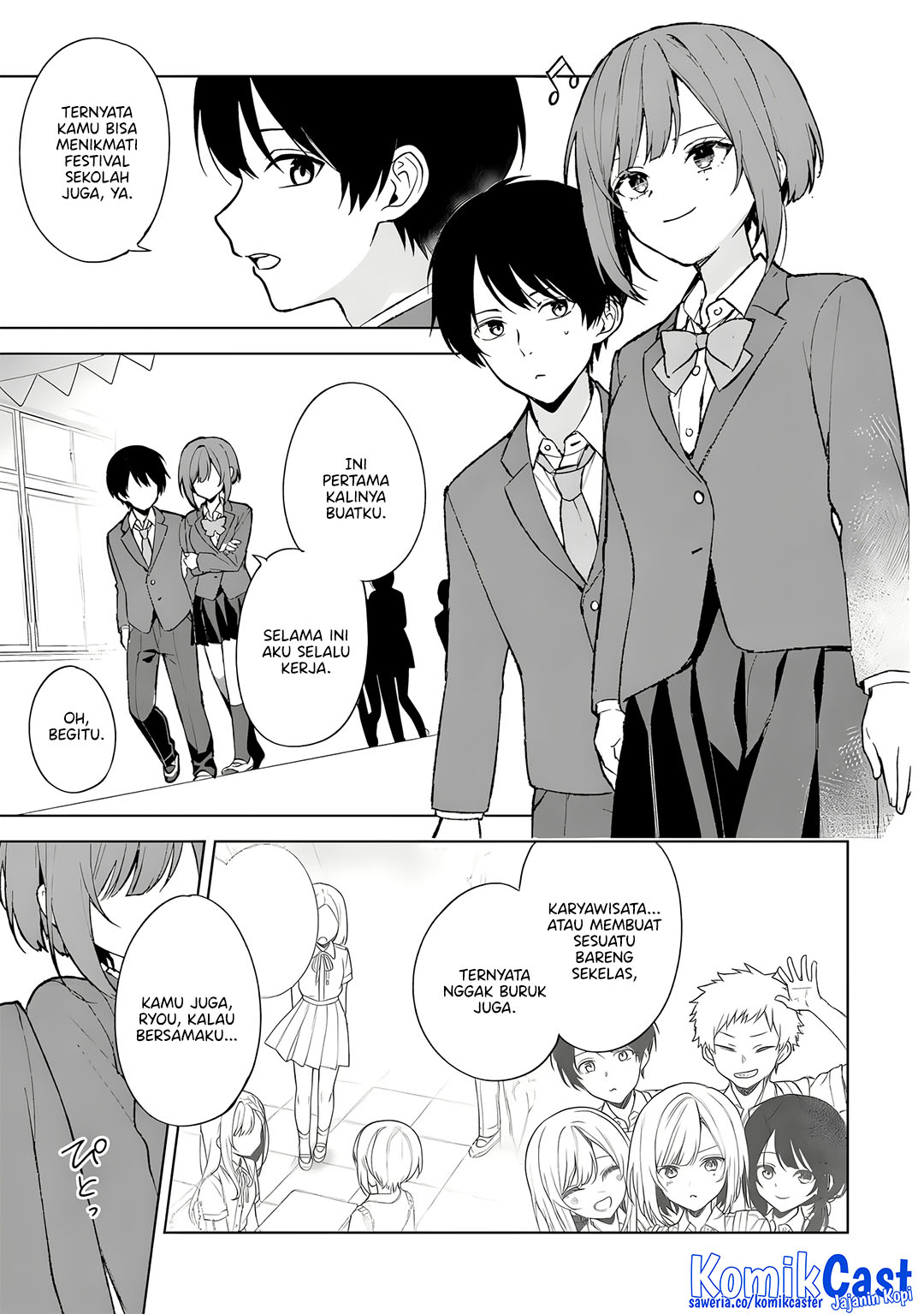 Chikan Saresou ni Natteiru S-kyuu Bishoujo wo Tasuketara Tonari no Seki no Osanajimi datta Chapter 88 Bahasa Indonesia