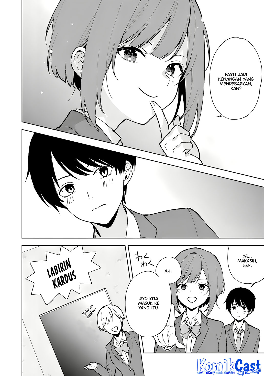 Chikan Saresou ni Natteiru S-kyuu Bishoujo wo Tasuketara Tonari no Seki no Osanajimi datta Chapter 88 Bahasa Indonesia