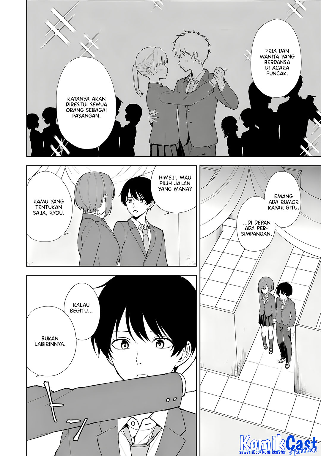 Chikan Saresou ni Natteiru S-kyuu Bishoujo wo Tasuketara Tonari no Seki no Osanajimi datta Chapter 88 Bahasa Indonesia