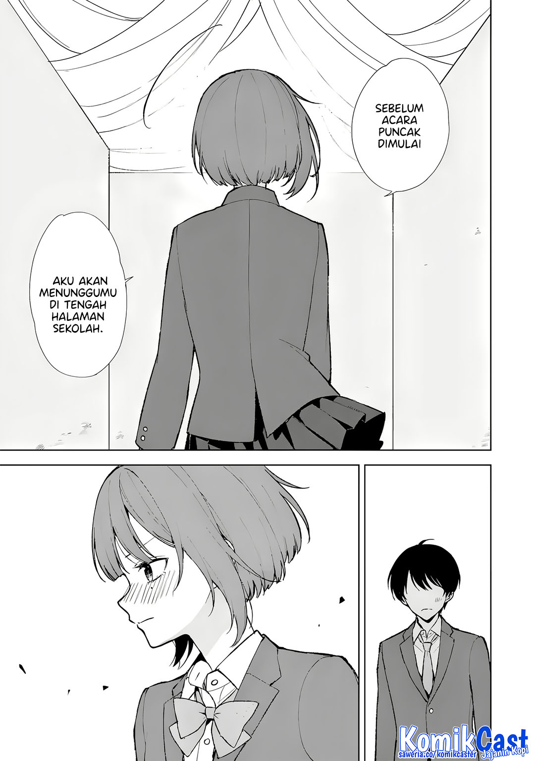 Chikan Saresou ni Natteiru S-kyuu Bishoujo wo Tasuketara Tonari no Seki no Osanajimi datta Chapter 88 Bahasa Indonesia