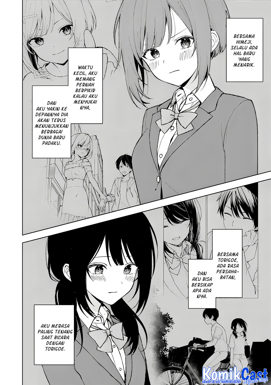 Chikan Saresou ni Natteiru S-kyuu Bishoujo wo Tasuketara Tonari no Seki no Osanajimi datta Chapter 88 Bahasa Indonesia