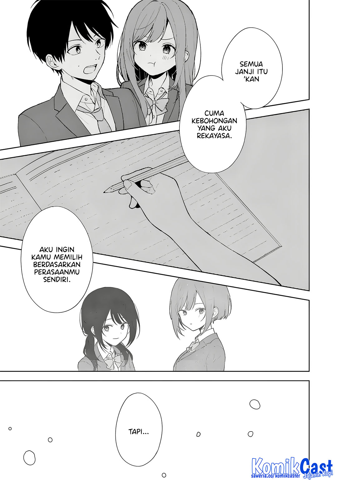 Chikan Saresou ni Natteiru S-kyuu Bishoujo wo Tasuketara Tonari no Seki no Osanajimi datta Chapter 88 Bahasa Indonesia