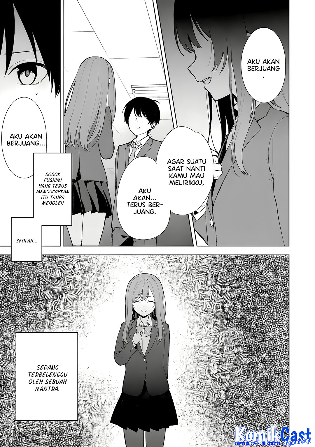 Chikan Saresou ni Natteiru S-kyuu Bishoujo wo Tasuketara Tonari no Seki no Osanajimi datta Chapter 88 Bahasa Indonesia