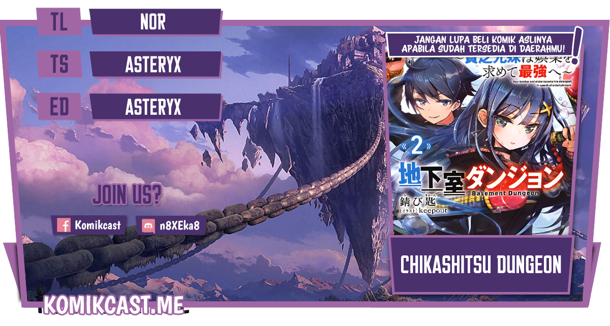 Chikashitsu Dungeon: Binbou Kyoudai wa Goraku o Motomete Saikyou e chapter 15