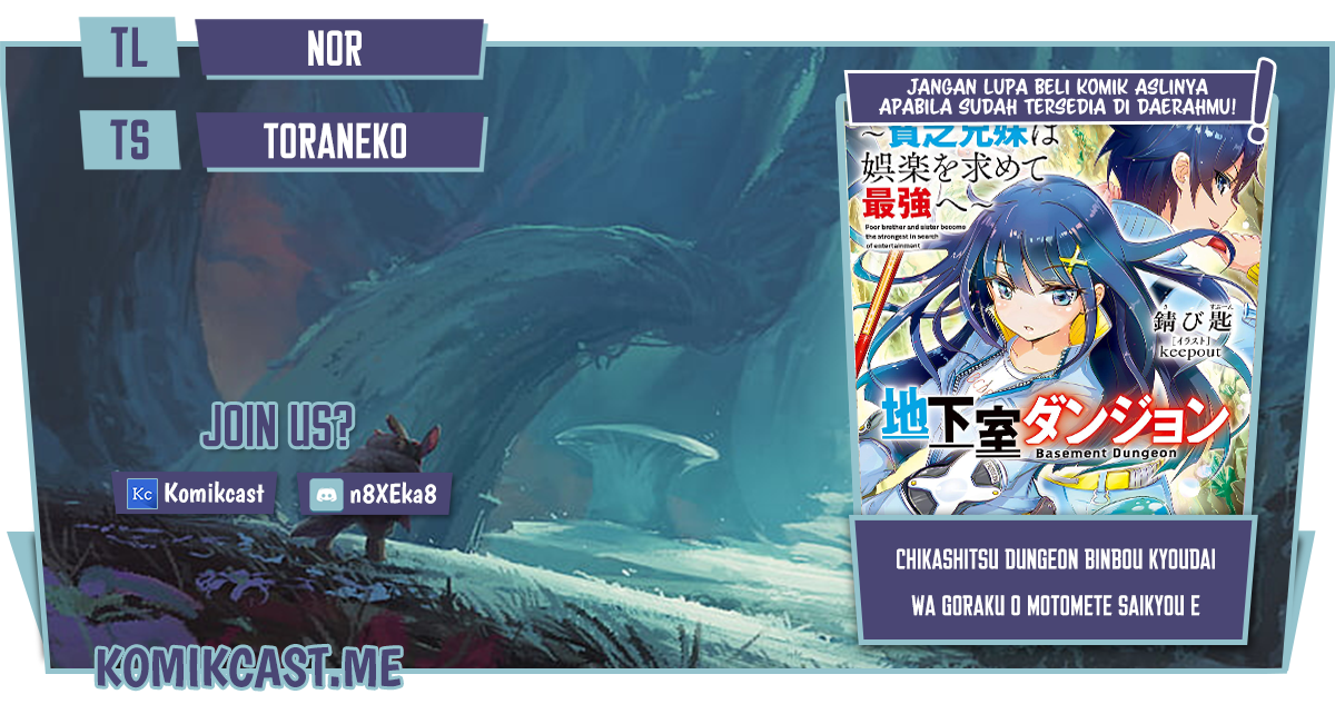Chikashitsu Dungeon: Binbou Kyoudai wa Goraku o Motomete Saikyou e chapter 17