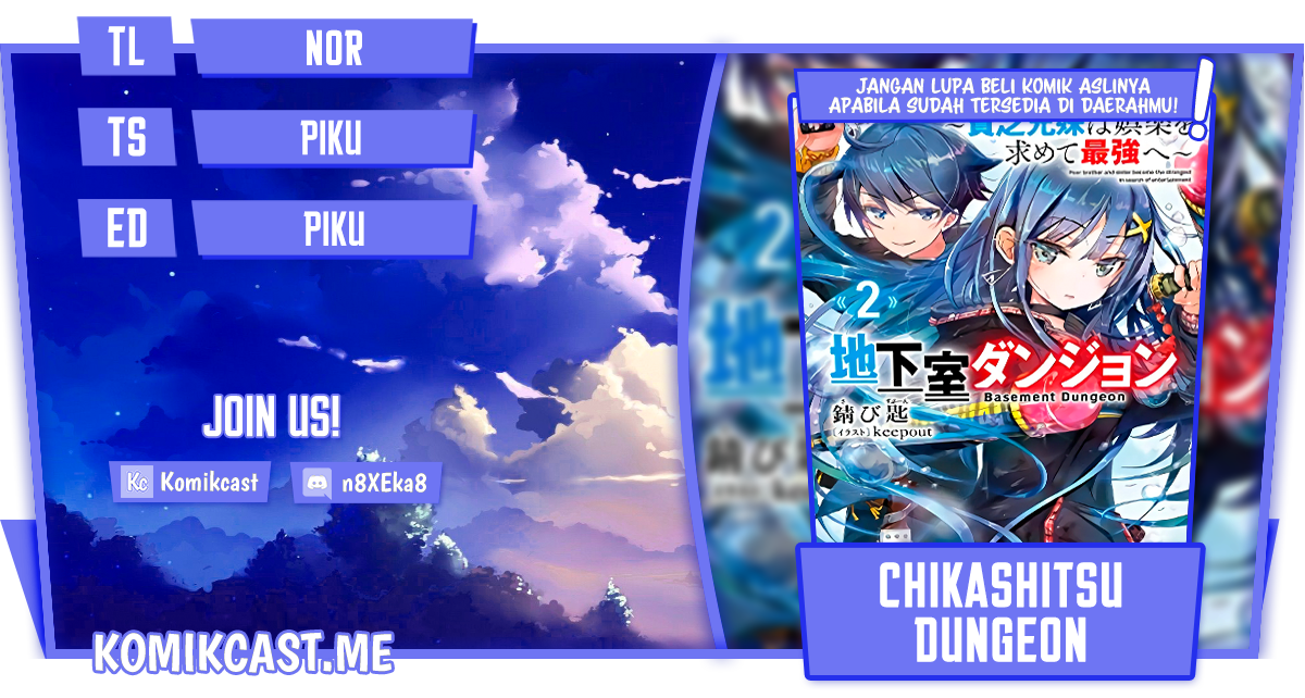 Chikashitsu Dungeon: Binbou Kyoudai wa Goraku o Motomete Saikyou e chapter 22