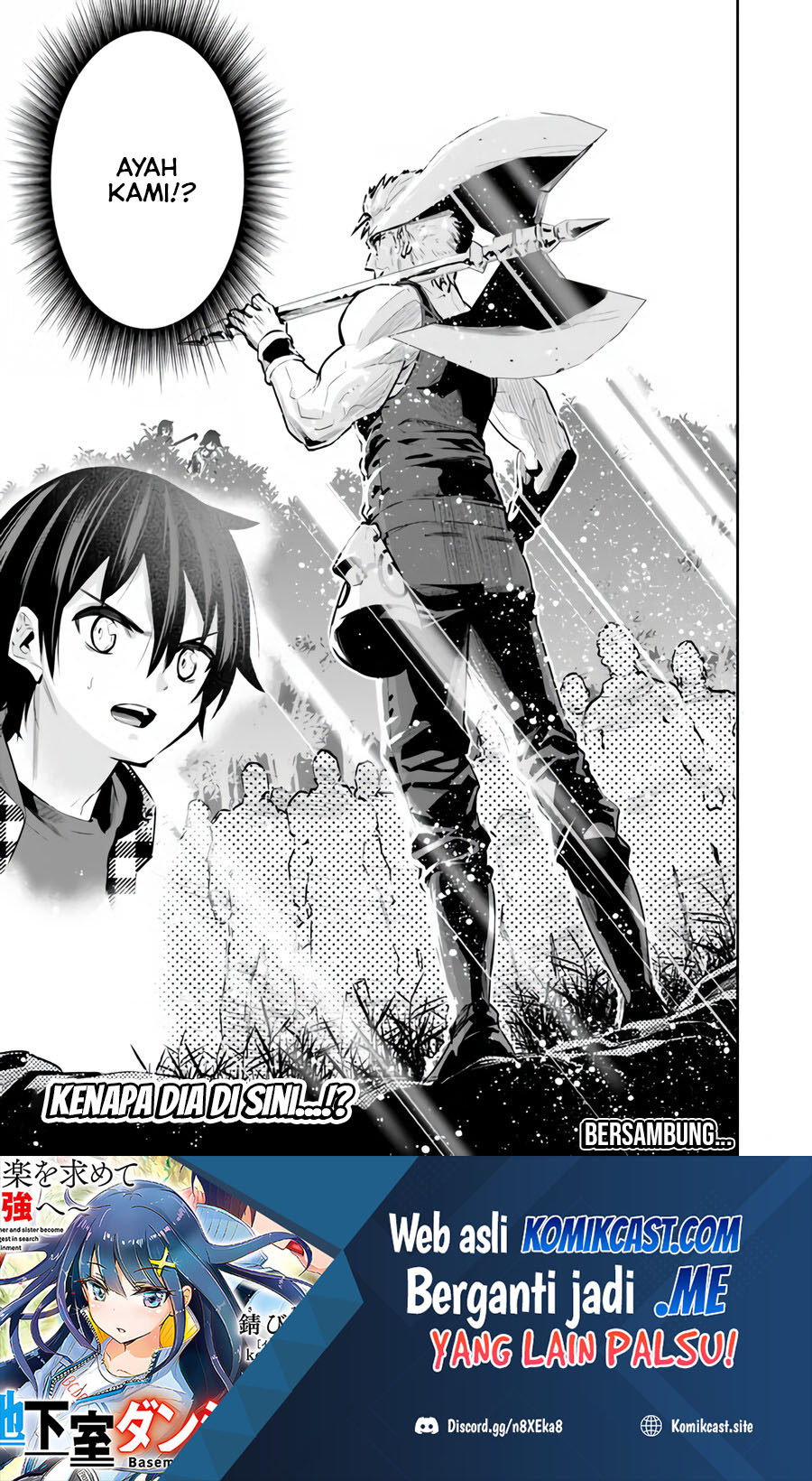 Chikashitsu Dungeon: Binbou Kyoudai wa Goraku o Motomete Saikyou e Chapter 33 Bahasa Indonesia