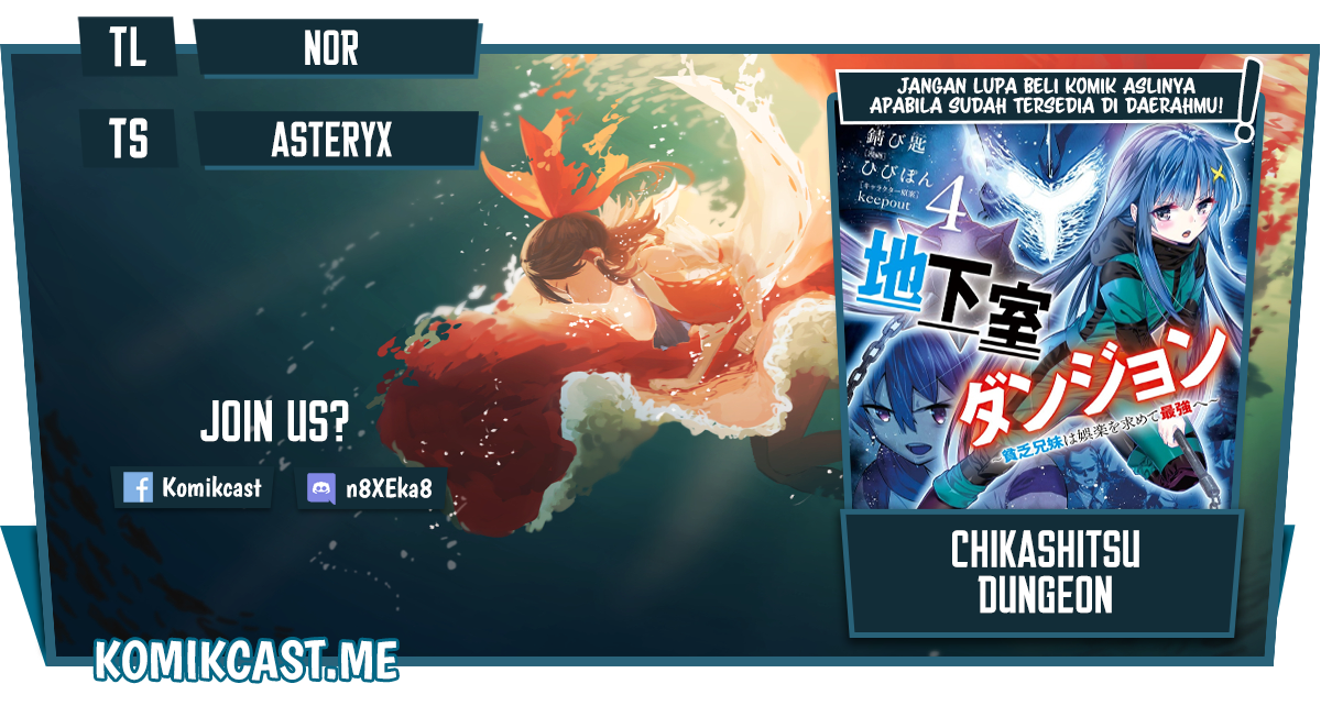 Chikashitsu Dungeon: Binbou Kyoudai wa Goraku o Motomete Saikyou e chapter 37