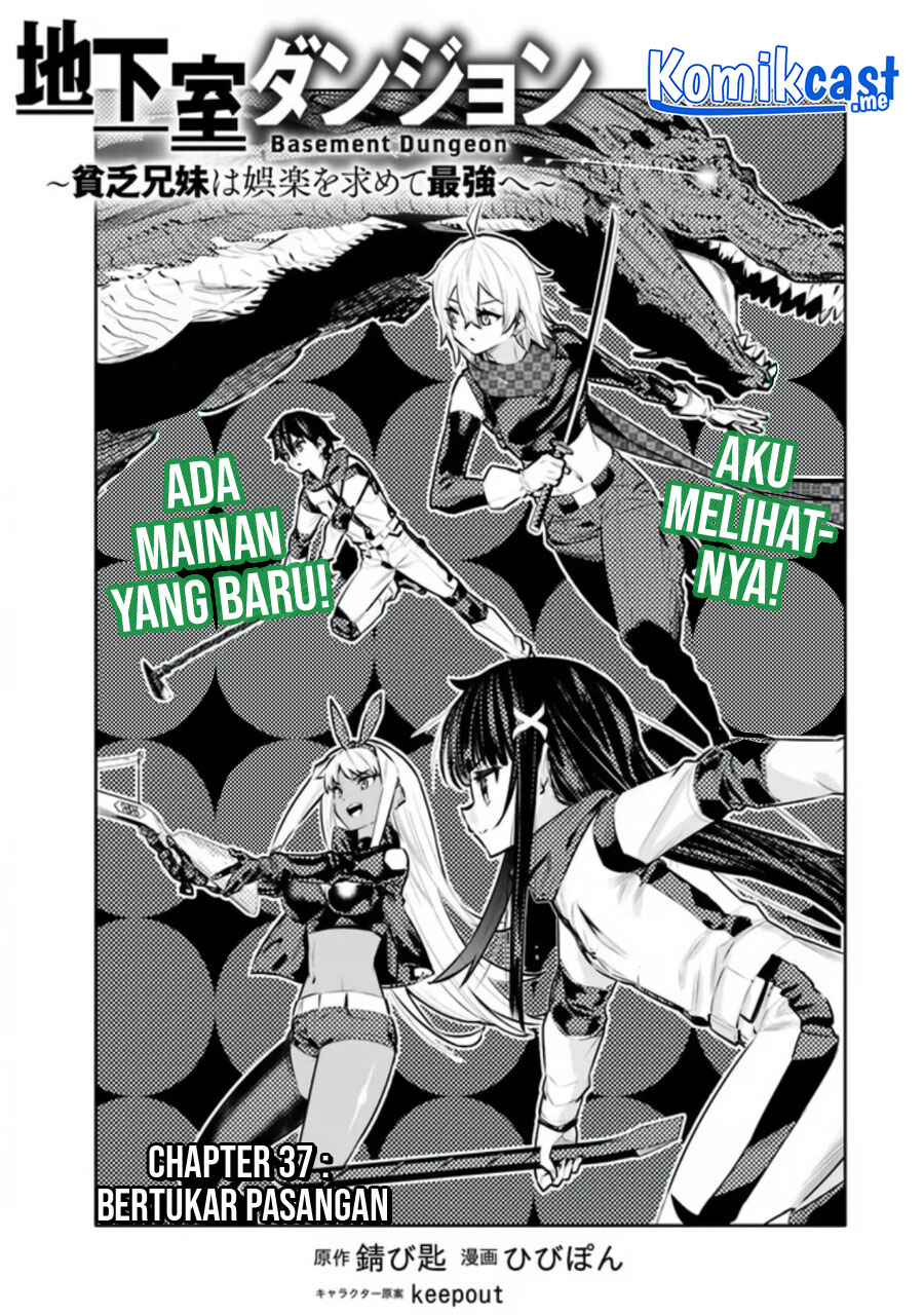 Chikashitsu Dungeon: Binbou Kyoudai wa Goraku o Motomete Saikyou e chapter 37