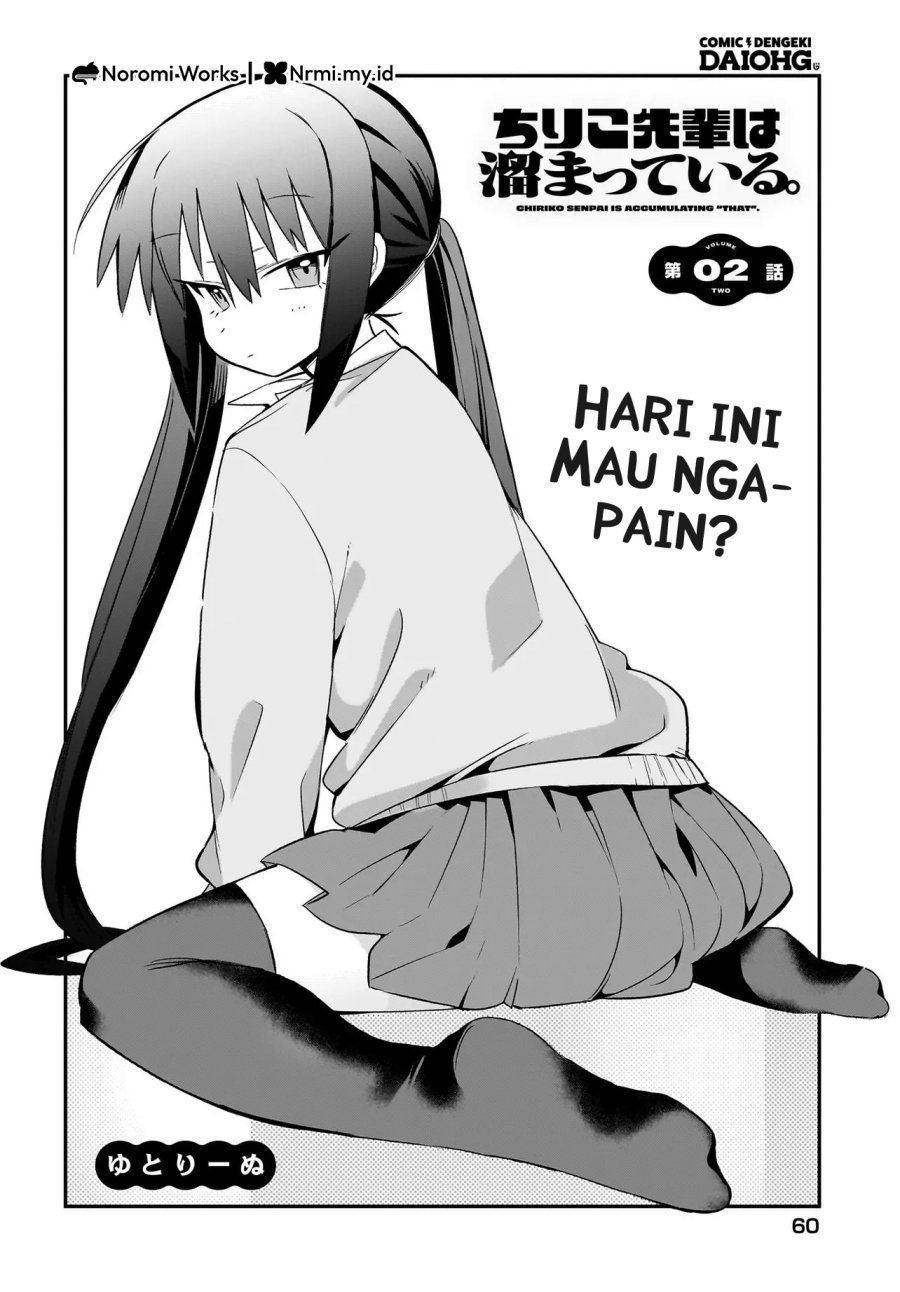 Chiriko Senpai Is Accumulating “That”. Chapter 02 Bahasa Indonesia