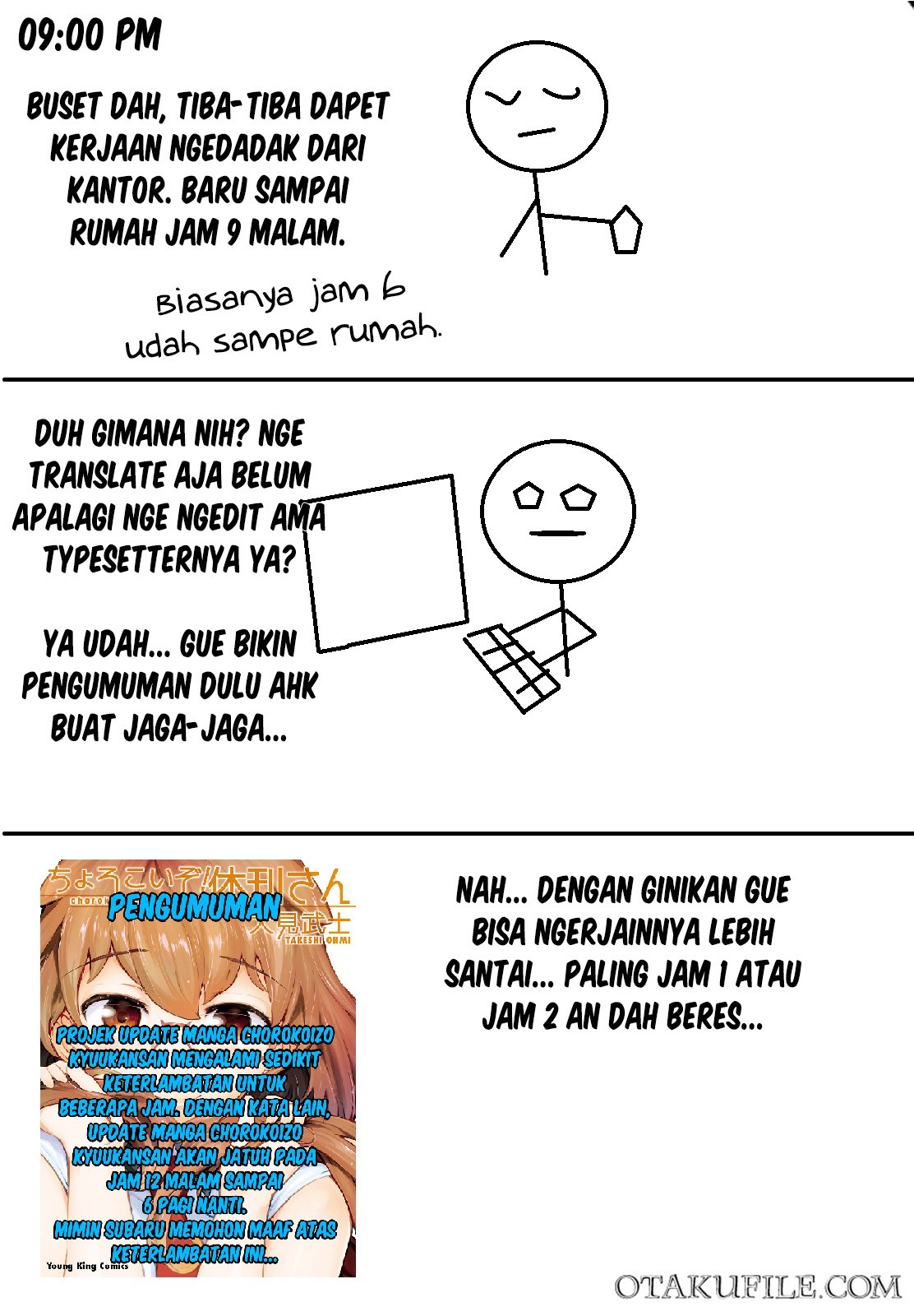 Chorokoi zo! Kyuukan-san chapter 2