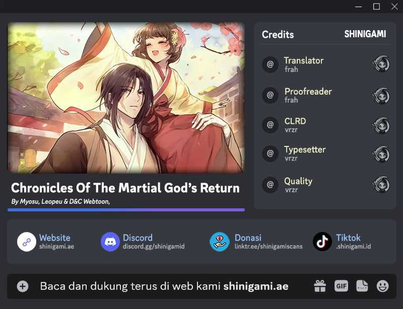 Chronicles Of The Martial God’s Return chapter 85